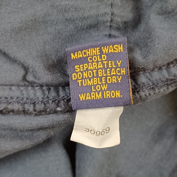 VTG 1946 Wale Corduroy Pant Size 34 5 Pocket Color Marine Blue Men Cotton Blend - Picture 12 of 14